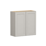 Shenandoah PRO Express Breckenridge 33-in W x 36.125-in H x 12-in D Stone Full Overlay Wall Fully Assembled Plywood Cabinet (Recessed Panel Shaker Door Style)
