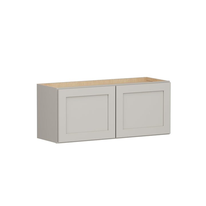 Shenandoah PRO Express Breckenridge 36-in W x 15.125-in H x 12-in D Stone Full Overlay Wall Fully Assembled Plywood Cabinet (Recessed Panel Shaker Door Style)
