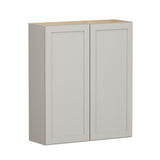 Shenandoah PRO Express Breckenridge 36-in W x 36.125-in H x 12-in D Stone Full Overlay Wall Fully Assembled Plywood Cabinet (Recessed Panel Shaker Door Style)