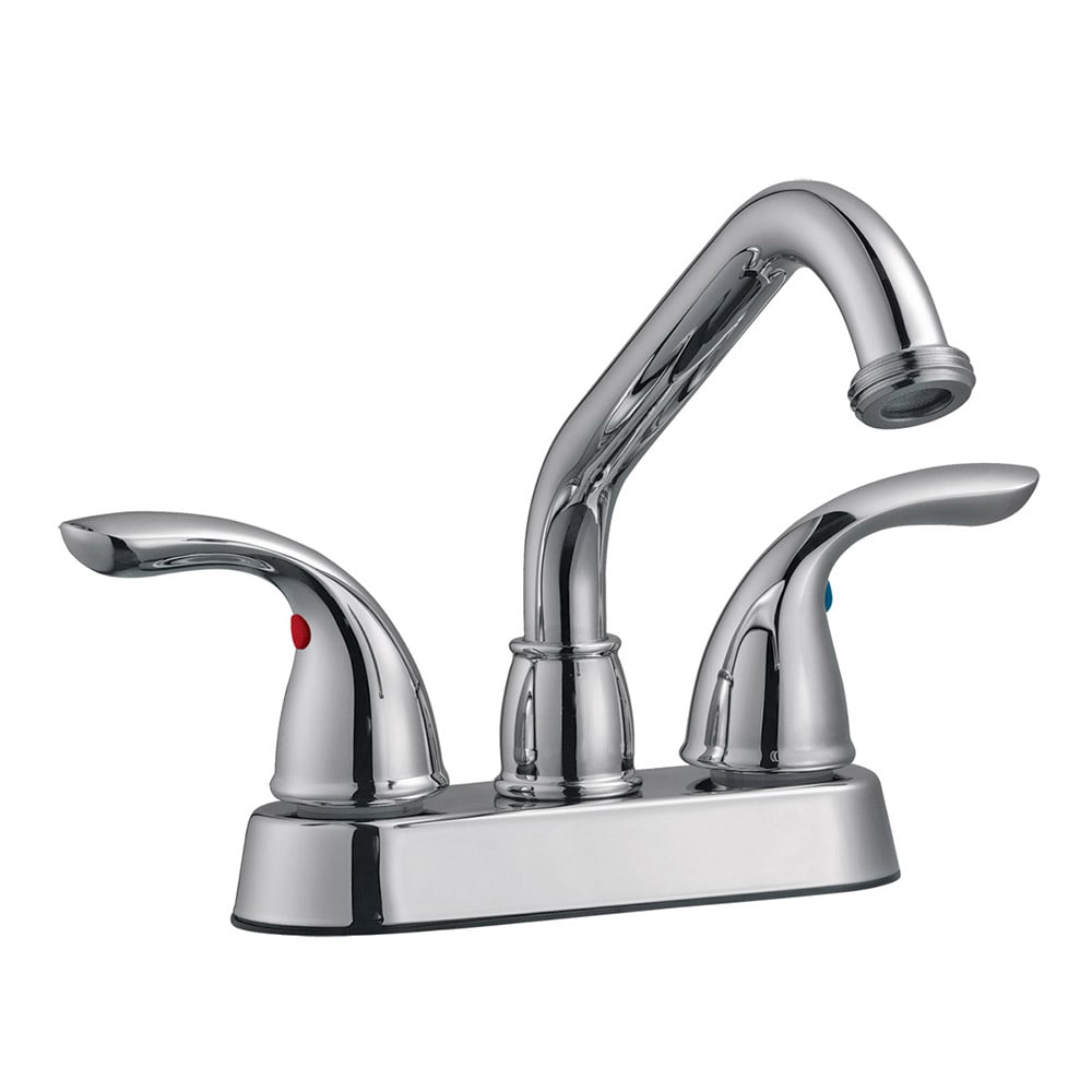 Design House Ashland Polished Chrome Utility Faucet - 2-Handle Deck-Mount