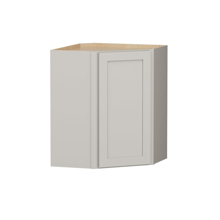 Shenandoah PRO Express Breckenridge 24-in W x 30.125-in H x 12-in D Stone Full Overlay Diagonal Corner Wall Fully Assembled Plywood Cabinet (Recessed Panel Shaker Style)