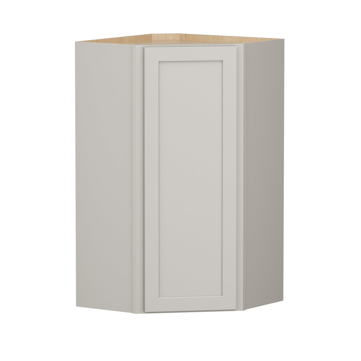 Shenandoah PRO Express Breckenridge 24-in W x 42.125-in H x 15-in D Stone Full Overlay Diagonal Corner Wall Fully Assembled Plywood Cabinet (Recessed Panel Shaker Style)