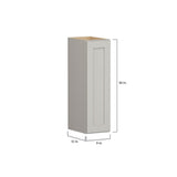 Shenandoah PRO Express Breckenridge 9-in W x 30.125-in H x 12-in D Stone Full Overlay Wall Fully Assembled Plywood Cabinet (Recessed Panel Shaker Door Style)