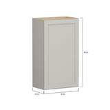 Shenandoah PRO Express Breckenridge 21-in W x 36.125-in H x 12-in D Stone Full Overlay Wall Fully Assembled Plywood Cabinet (Recessed Panel Shaker Door Style)