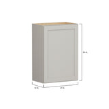 Shenandoah PRO Express Breckenridge 21-in W x 30.125-in H x 12-in D Stone Full Overlay Wall Fully Assembled Plywood Cabinet (Recessed Panel Shaker Door Style)