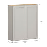 Shenandoah PRO Express Breckenridge 36-in W x 36.125-in H x 12-in D Stone Full Overlay Wall Fully Assembled Plywood Cabinet (Recessed Panel Shaker Door Style)