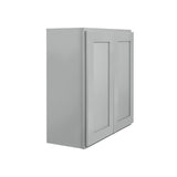 RELIABILT Overlake 30-in W x 36-in H x 12-in D Gray Wall Ready To Assemble Plywood Cabinet (Recessed Panel Shaker Door Style)