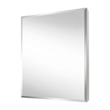 WELLFOR 24-in x 30-in Surface/Recessed Mount Aluminium Mirrored Soft Close Medicine Cabinet