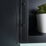 WELLFOR 20-in x 28-in Surface/Recessed Mount Gold Mirrored Medicine Cabinet