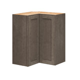 Diamond Express Jamestown 36-in W x 30-in H x 12-in D Colt Brown L-shaped Corner Wall Fully Assembled Plywood Cabinet (Recessed Panel Shaker Style)