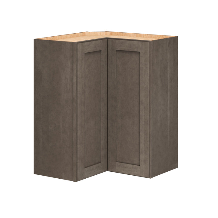 Diamond Express Jamestown 36-in W x 30-in H x 12-in D Colt Brown L-shaped Corner Wall Fully Assembled Plywood Cabinet (Recessed Panel Shaker Style)