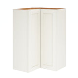 Diamond Express Jamestown 36-in W x 36-in H x 12-in D White L-shaped Corner Wall Fully Assembled Plywood Cabinet (Recessed Panel Shaker Style)