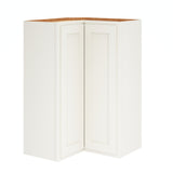 Diamond Express Jamestown 36-in W x 36-in H x 12-in D White Partial Overlay L-shaped Corner Wall Fully Assembled Plywood Cabinet (Recessed Panel Shaker Style)