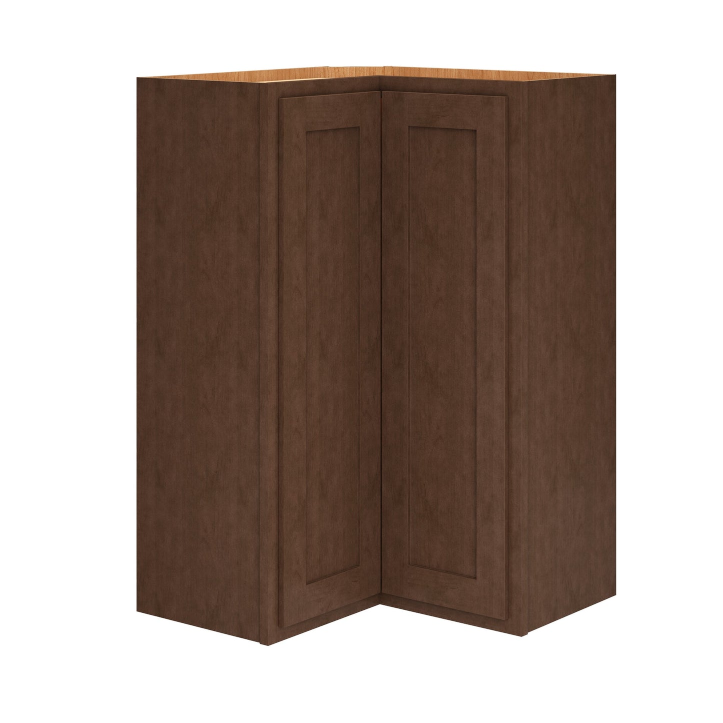 Diamond Express Jamestown 36-in W x 36-in H x 12-in D Thatch Partial Overlay L-shaped Corner Wall Fully Assembled Plywood Cabinet (Recessed Panel Shaker Style)