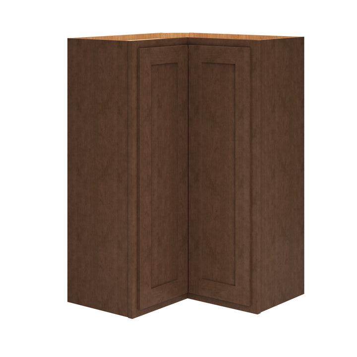 Diamond Express Jamestown 36-in W x 36-in H x 12-in D Thatch Partial Overlay L-shaped Corner Wall Fully Assembled Plywood Cabinet (Recessed Panel Shaker Style)
