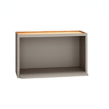 Diamond Express Jamestown 30-in W x 18-in H x 12-in D Cloud Gray Microwave Wall Fully Assembled Plywood Cabinet (Recessed Panel Shaker Style)