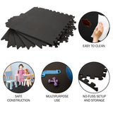 Stalwart 24-in W x 24-in L x 0.5-in T Interlocking Foam Gym Floor Tile (96-sq ft) (24-Pack)