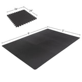 Fleming Supply 24-in W x 24-in L x 0.5-in T Interlocking Foam Gym Floor Tile (24-sq ft) (6-Pack)