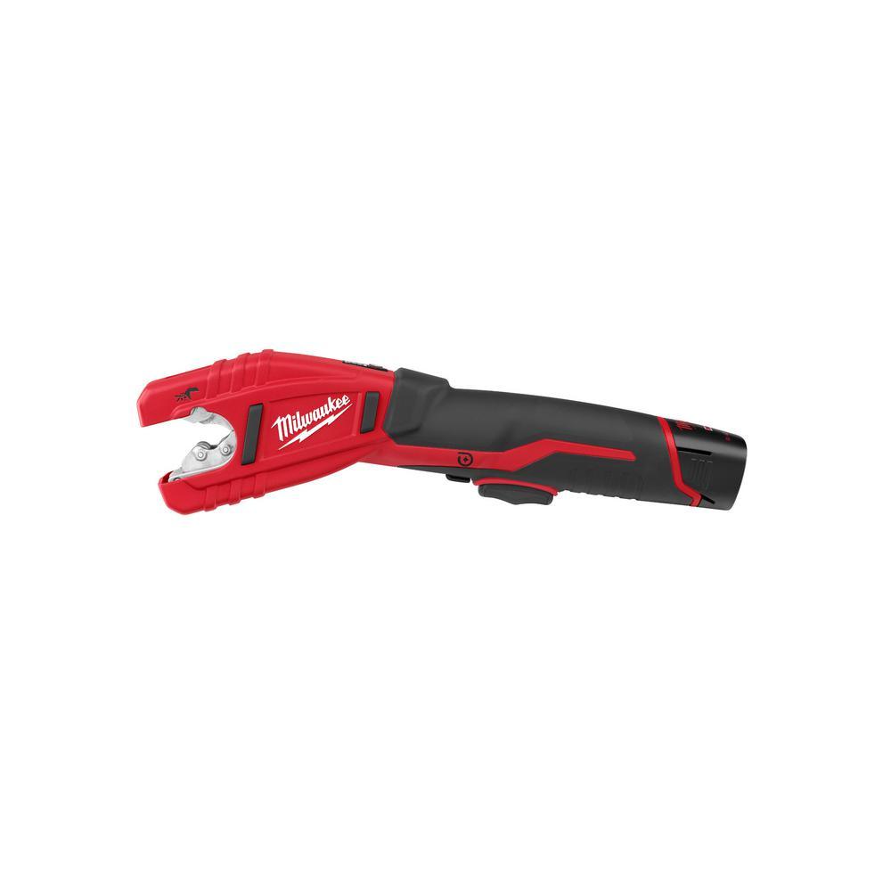 M12 12-Volt Lithium-Ion Cordless Copper Tubing Cutter Kit W/ M12 HACKZALL Reciprocating Saw - Super Arbor