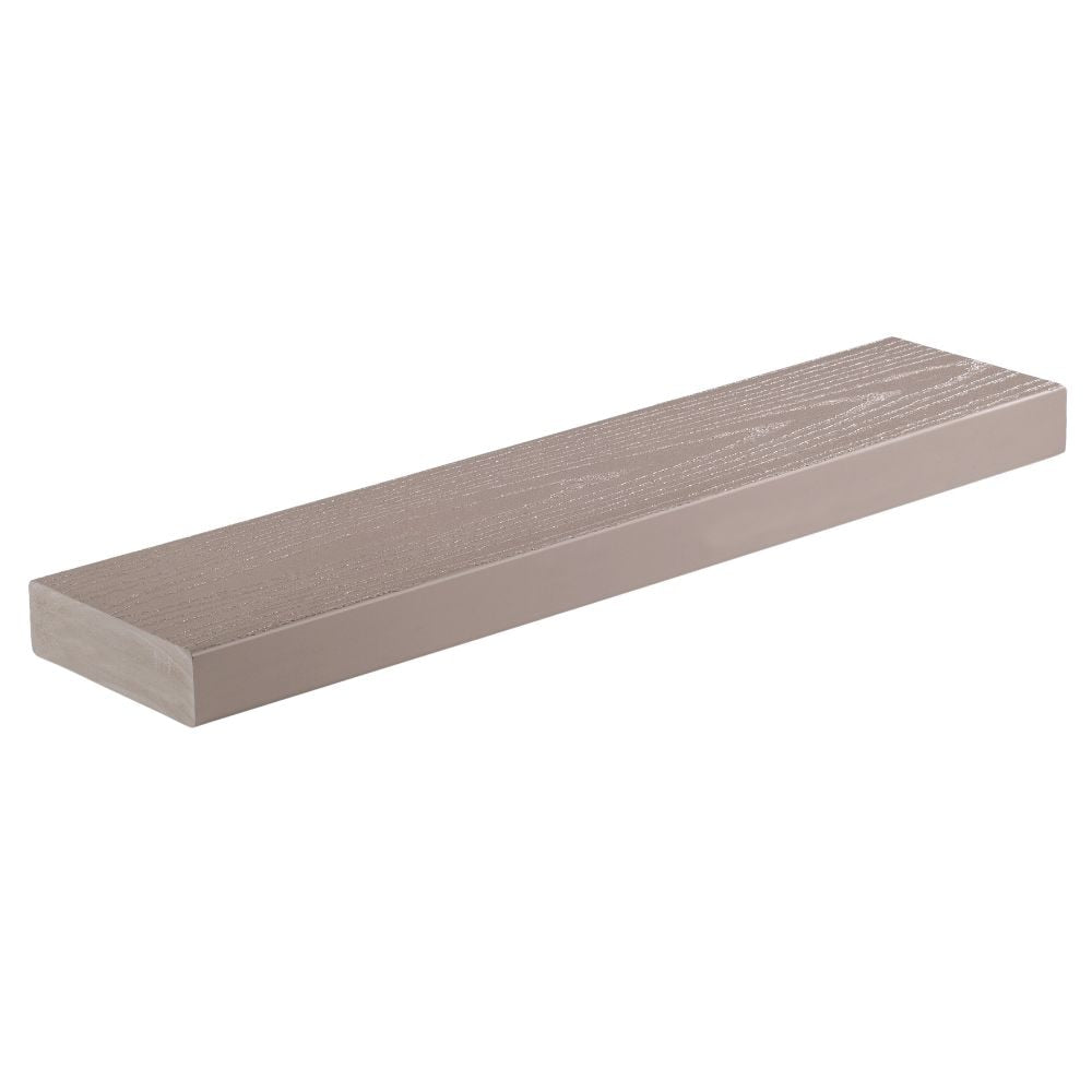 TimberTech Advanced Harvest 2-in x 6-in Slate Gray Square PVC Deck Board