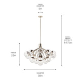 Kichler Silvarious 16-Light Polished Nickel Modern/Contemporary Chandelier