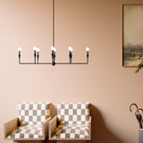Kichler Alvaro 8-Light Black Modern/Contemporary Bare Bulb Chandelier
