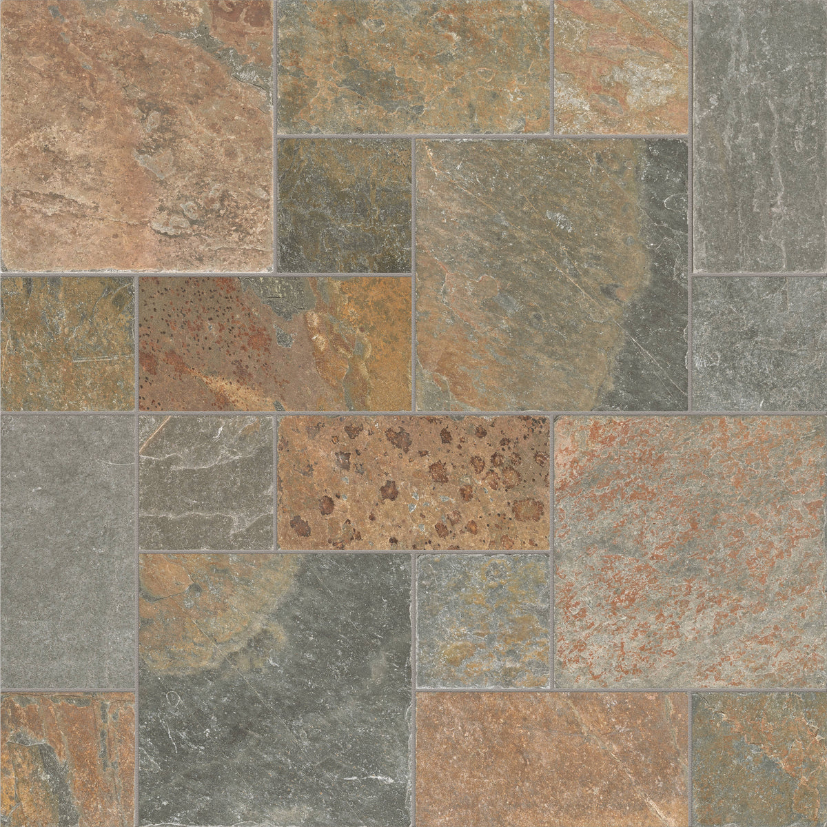 Satori Oxide 12-in x 12-in Natural Stone Mosaic Wall Tile (1-sq. ft/ Piece)