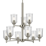 Kichler Shailene 9-Light Brushed Nickel Traditional Chandelier
