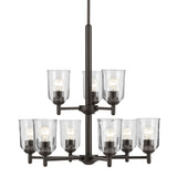 Kichler Shailene 9-Light Bronze Traditional Chandelier