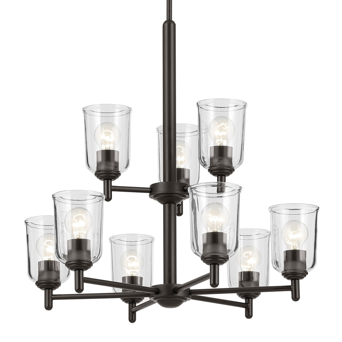 Kichler Shailene 9-Light Bronze Traditional Chandelier