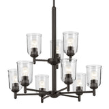 Kichler Shailene 9-Light Bronze Traditional Chandelier