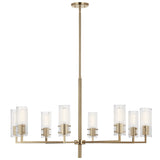 Kichler Velestino 8-Light Gold Modern/Contemporary Chandelier