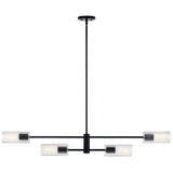 Kichler Velestino 4-Light Black Modern/Contemporary Chandelier