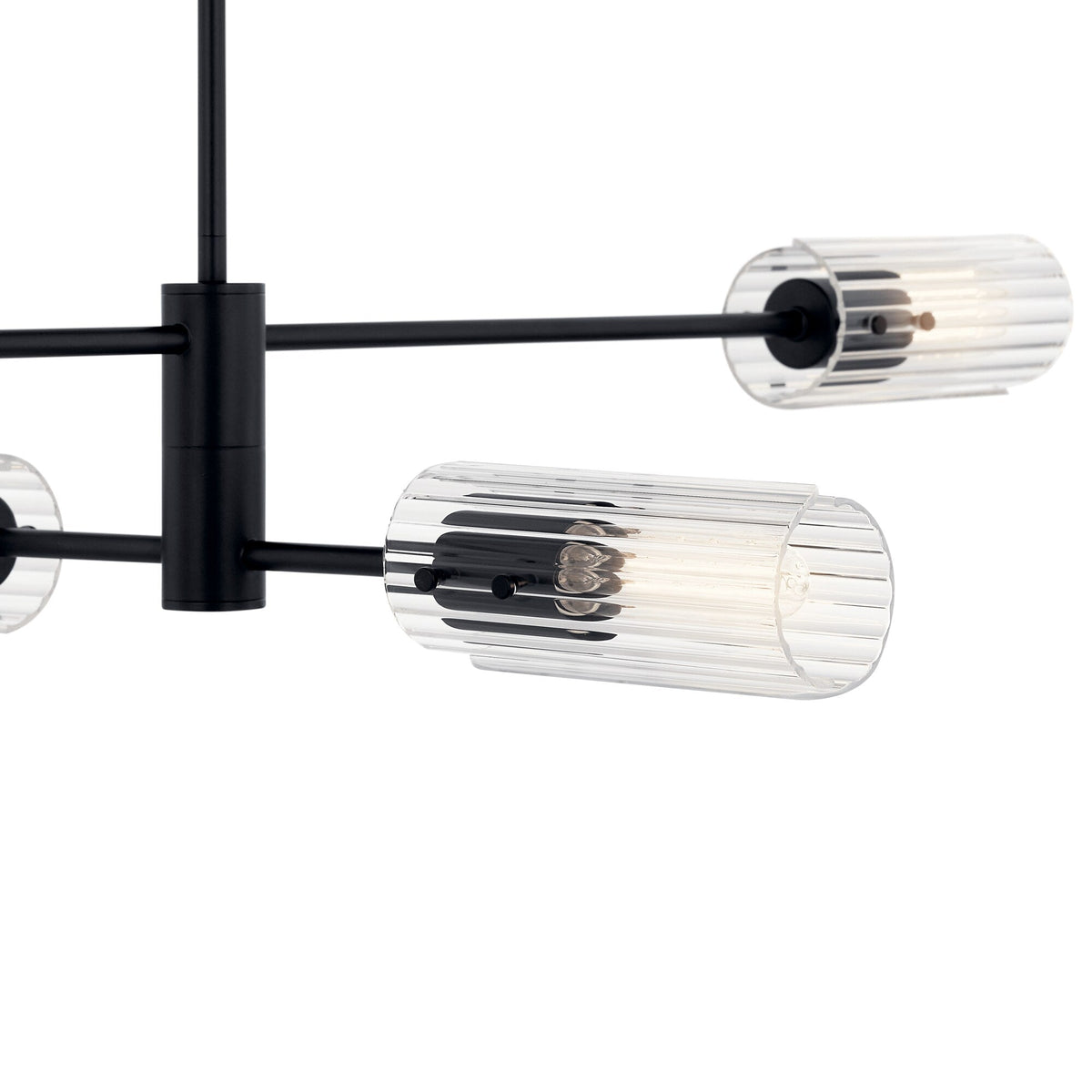 Kichler Velestino 4-Light Black Modern/Contemporary Chandelier
