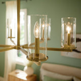 Kichler Crosby 6-Light Gold Modern/Contemporary Chandelier