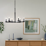 Kichler Crosby 6-Light Black Modern/Contemporary Chandelier