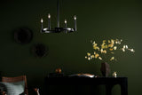 Kichler Tolani 4-Light Black Vintage Bare Bulb Chandelier