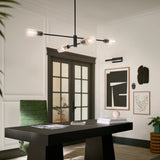 Kichler Velestino 4-Light Black Modern/Contemporary Chandelier