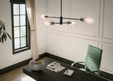 Kichler Velestino 4-Light Black Modern/Contemporary Chandelier