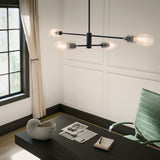 Kichler Velestino 4-Light Black Modern/Contemporary Chandelier