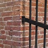 Ironcraft Accessory Black Metal End Cover For Aluminum Fence