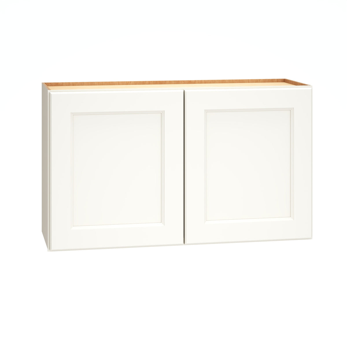 Diamond Express Macaulay 36-in W x 21-in H x 12-in D White Wall Fully Assembled Plywood Cabinet (Recessed Panel Square Door Style)