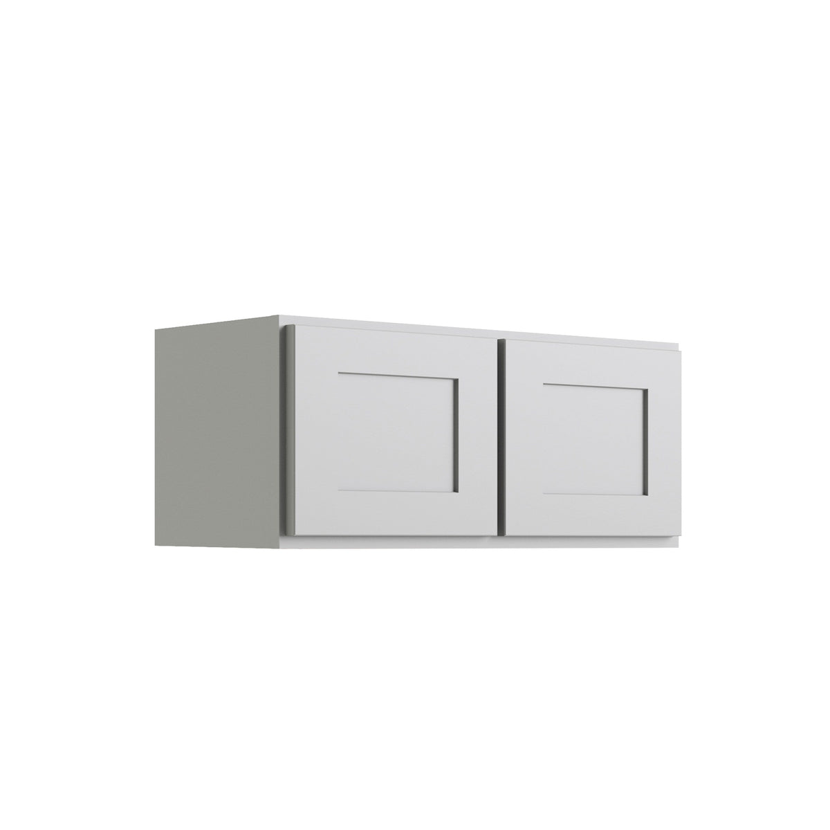 RELIABILT Parkstone 30-in W x 12-in H x 12-in D Grey Wall Fully Assembled Plywood Cabinet (Shaker Door Style)