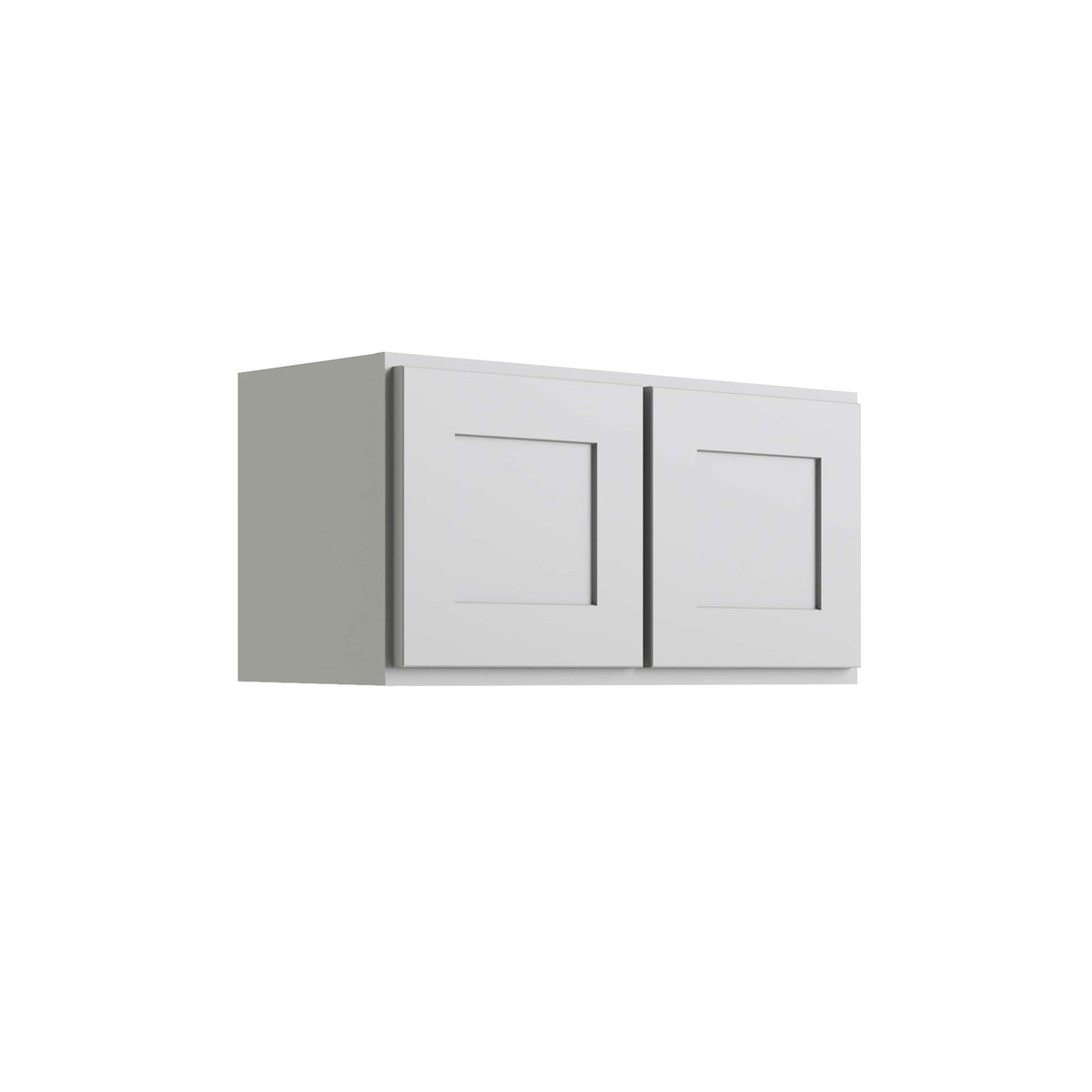 RELIABILT Parkstone 30-in W x 15-in H x 12-in D Grey Wall Fully Assembled Plywood Cabinet (Shaker Door Style)