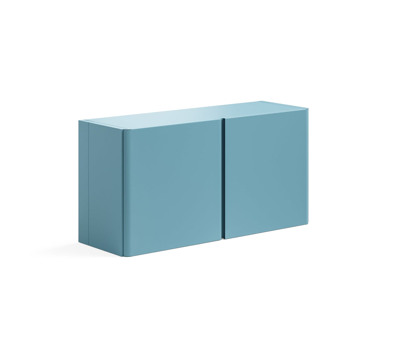 Everest 36-in W x 18-in H Steel Modern Blue Wall-mount Utility Storage Cabinet