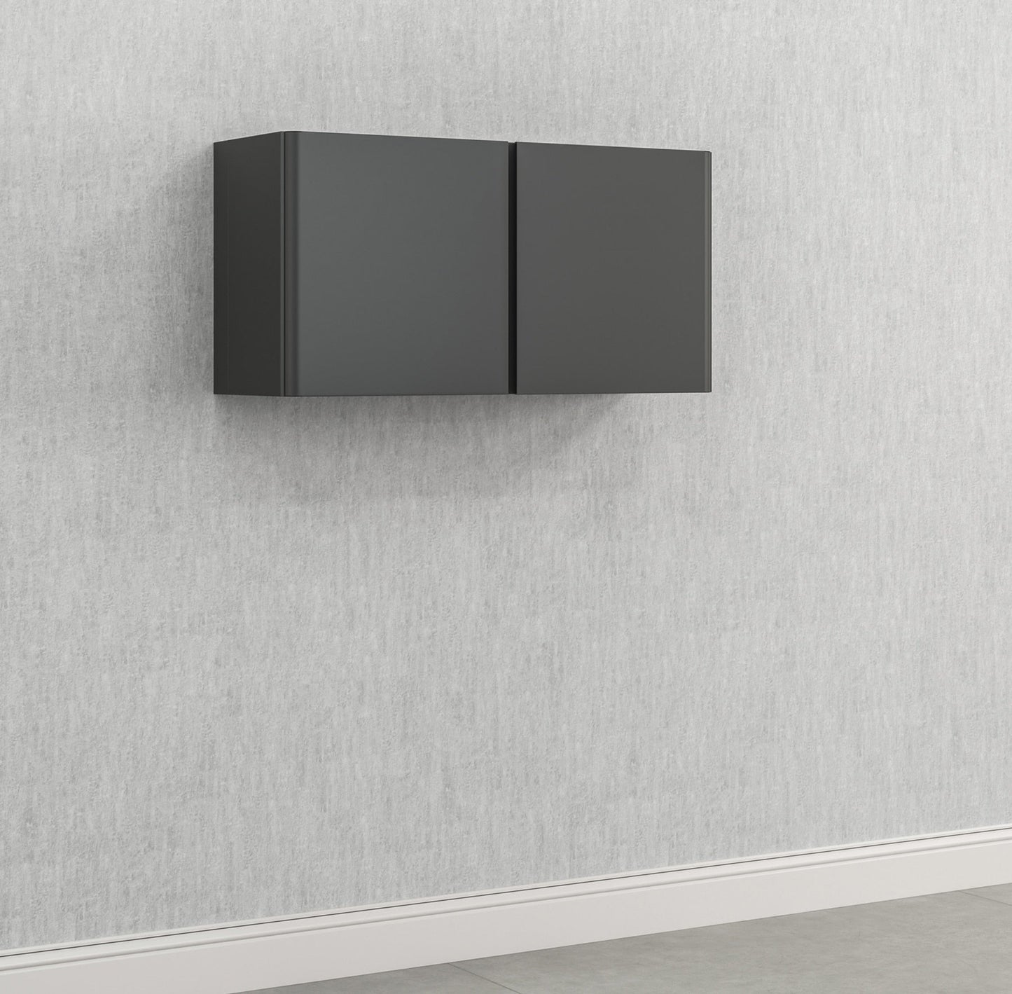 Everest 36-in W x 18-in H Steel Graphite Gray Wall-mount Utility Storage Cabinet