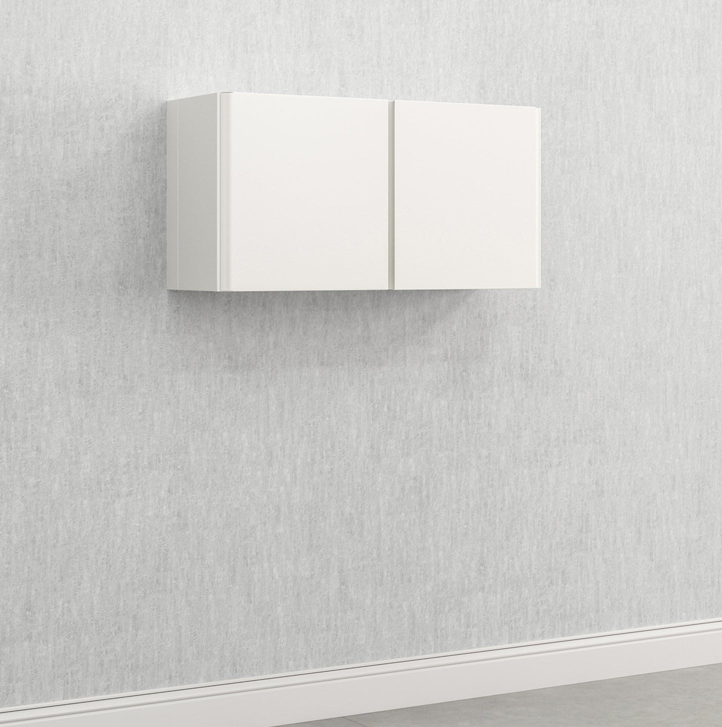 Everest 36-in W x 18-in H Steel Cloud White Wall-mount Utility Storage Cabinet