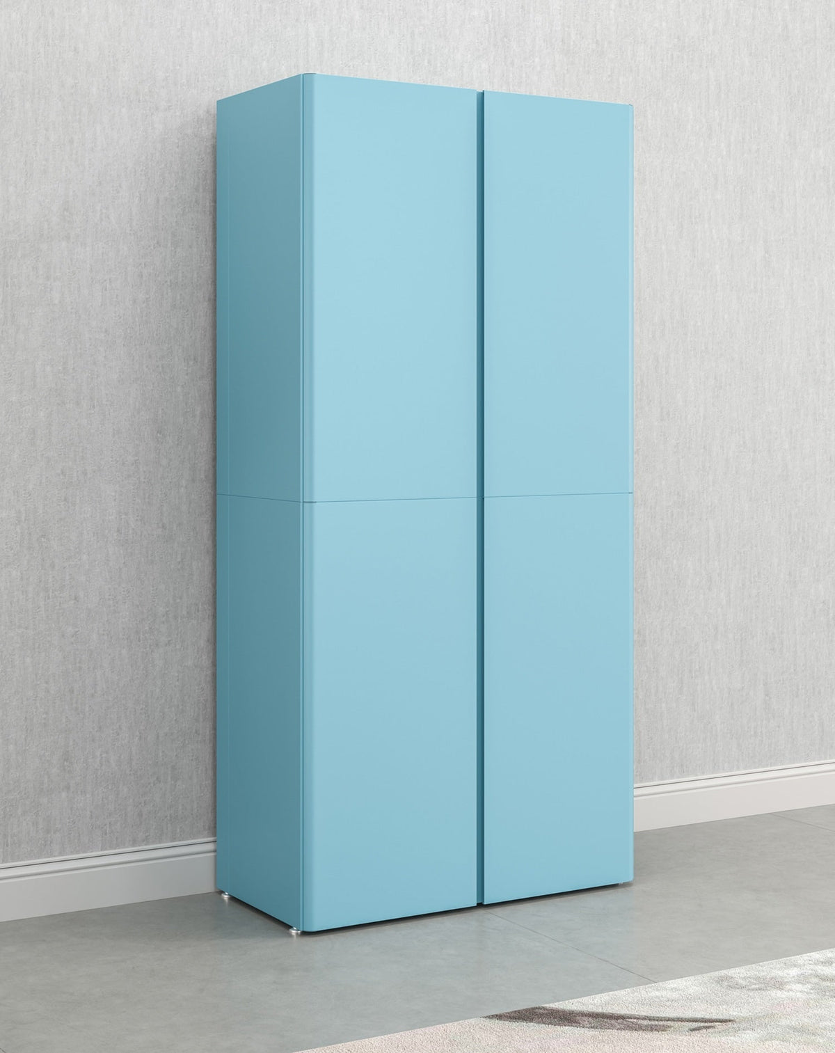Everest 36-in W x 74-in H Steel Modern Blue Freestanding Utility Storage Cabinet