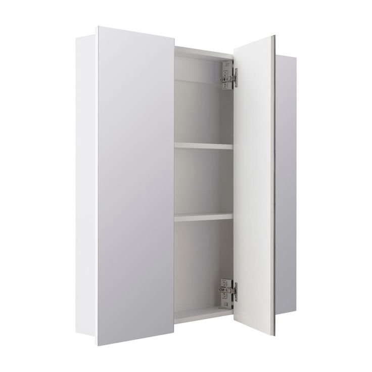 Style Selections 30.25-in x 29.75-in Square Surface Mirrored Medicine Cabinet