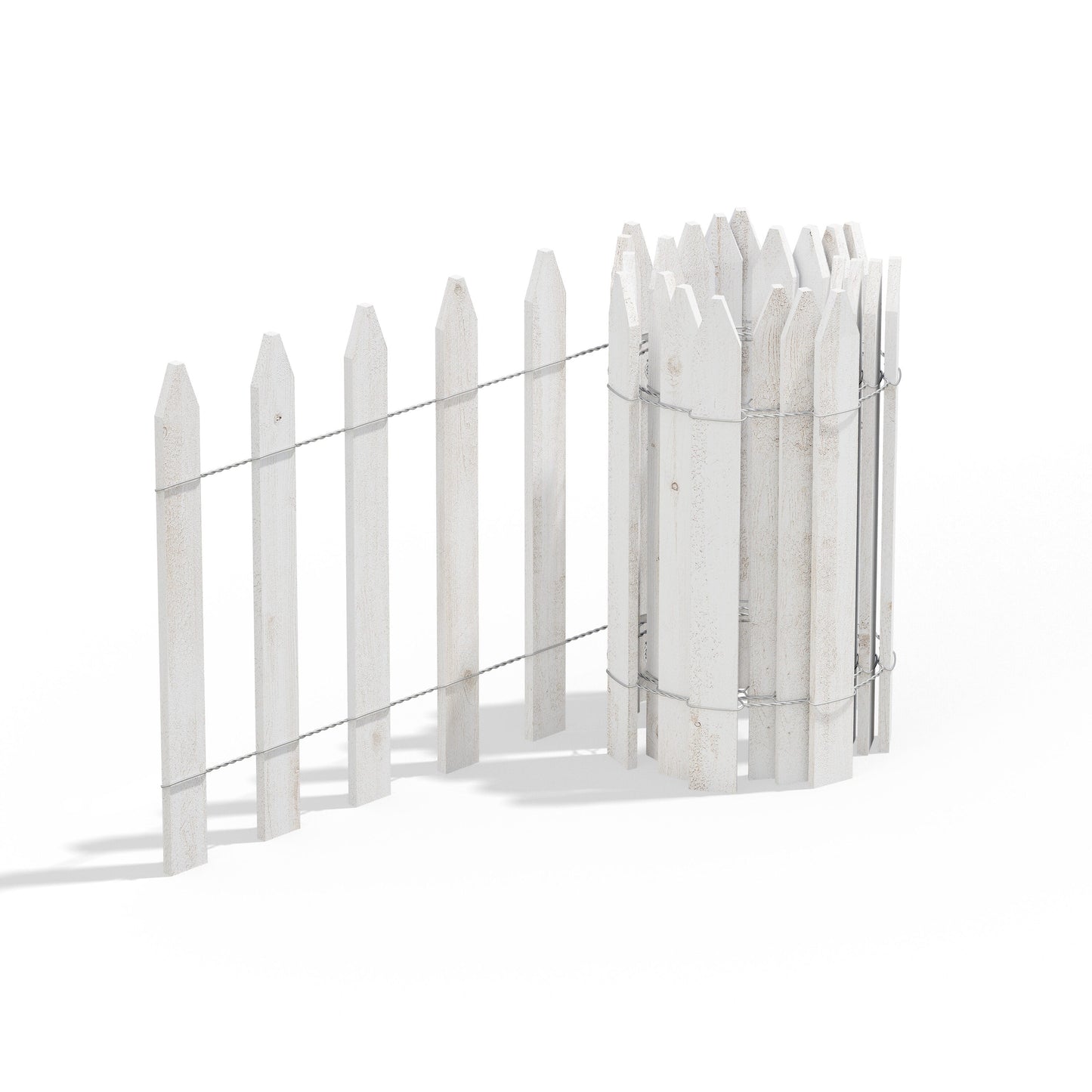 Greenes Fence 8-ft x 1.33-ft 14-Gauge White Cedar Woven Wire Rolled Fencing